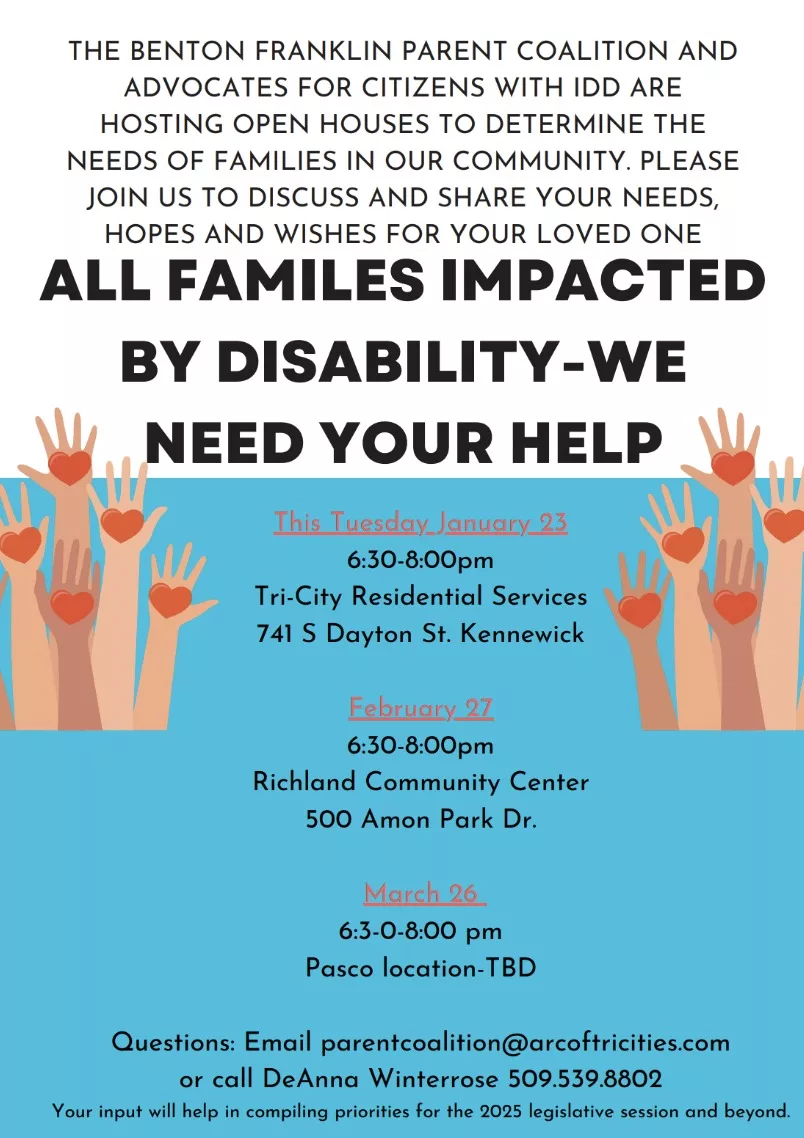 Arc of Tri-Cities Community Open Houses