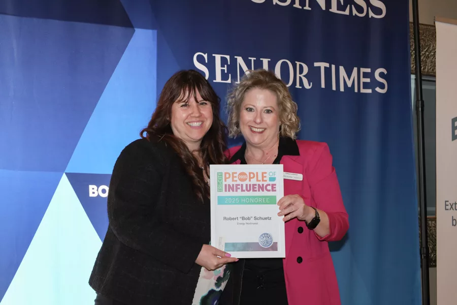 Award being accepted for Robert "Bob" Schuetz.