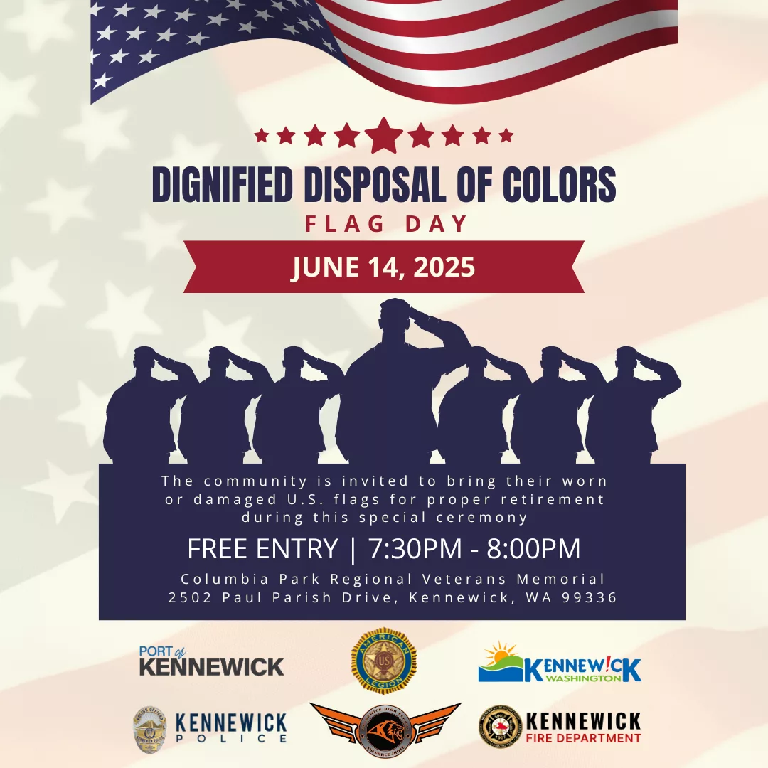 Flag Day disposal of colors