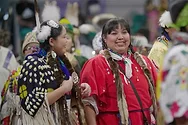 Members of the Yakama Nation at an event.