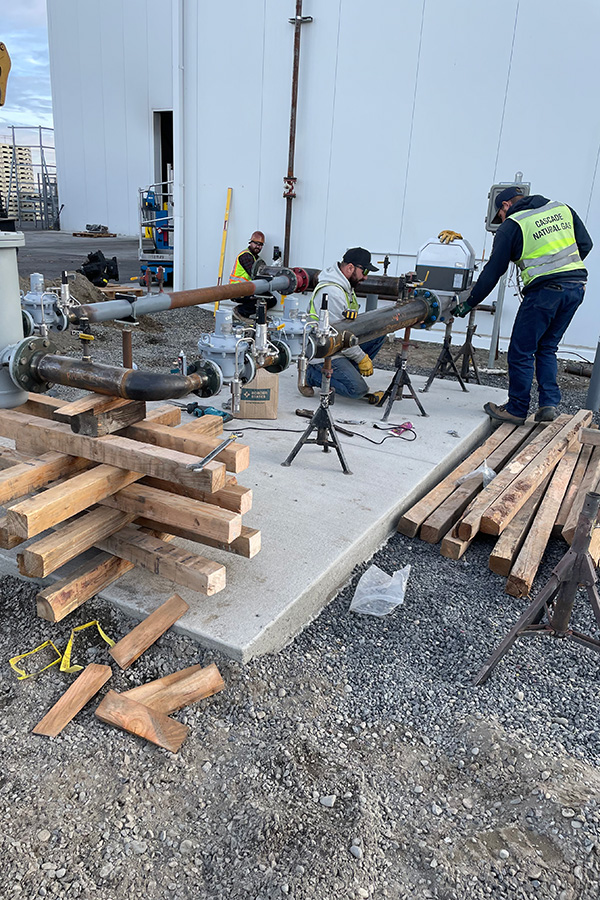 Large volume meter set.