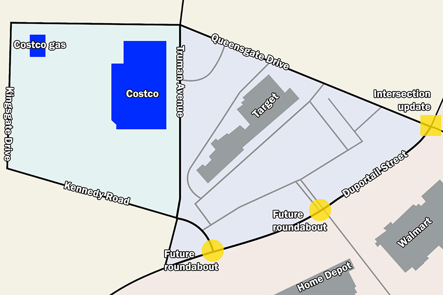 Costco’s debut prompts major traffic upgrades for Queensgate area | Tri ...