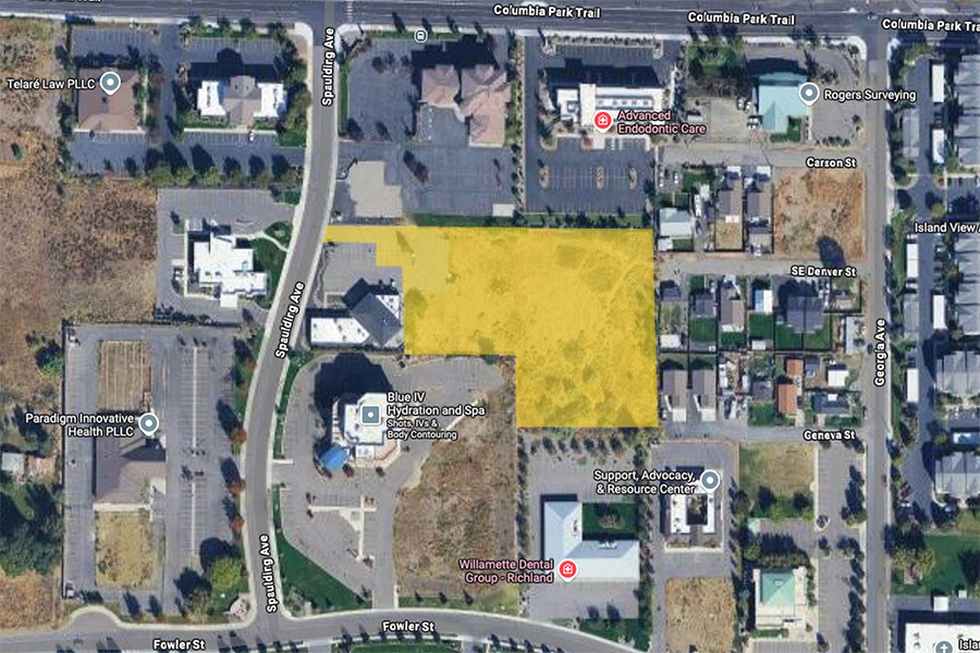 A map of the property.