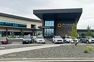 The exterior of Prosser Memorial Health's new hospital.