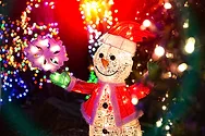 A snowman Christmas decoration.