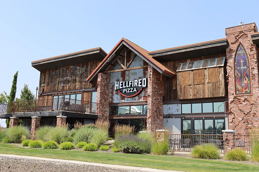 Hellfired Pizza exterior