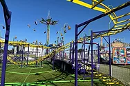 Coaster ride at the fair.