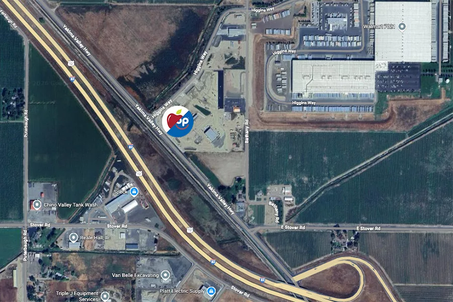 A map with the location of IHOP and Applebees.