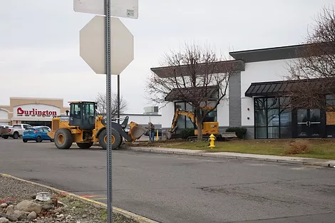 Exterior of the former David's Bridal near Burlington.