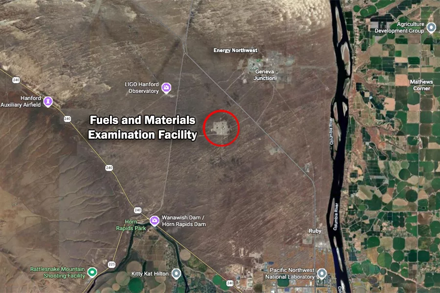 A map showing where the facility is.