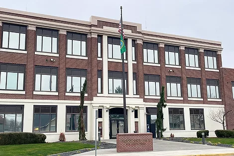 The Pasco City Hall.