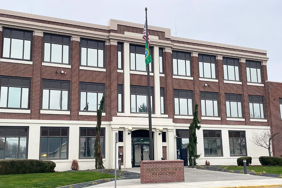 The Pasco City Hall.