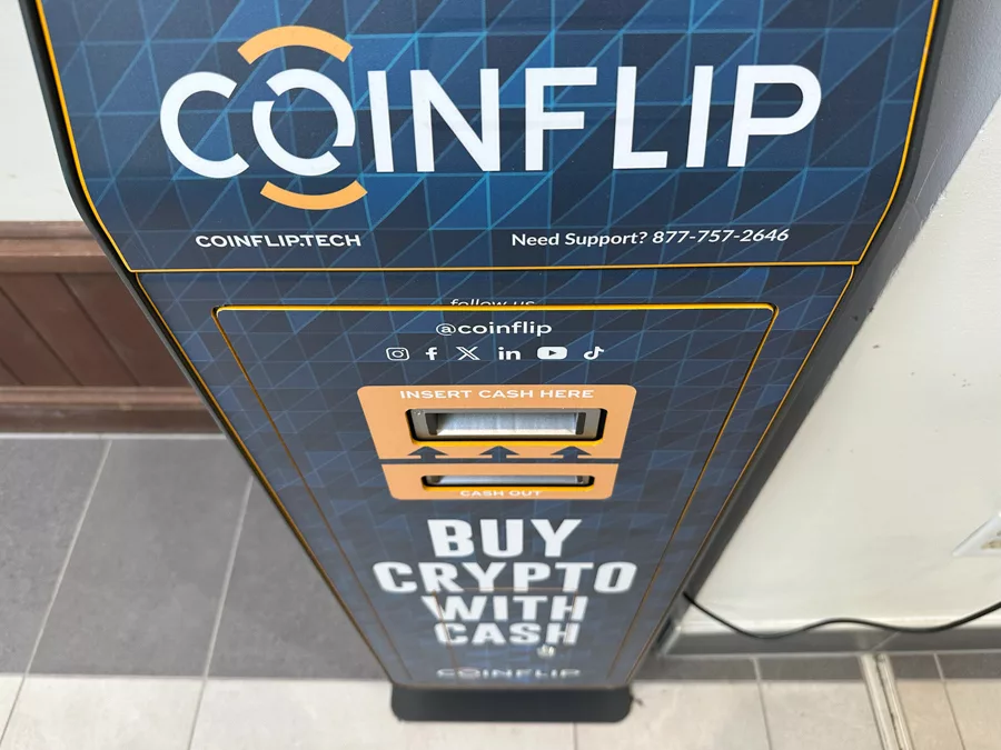 Coinflip crypto machine.