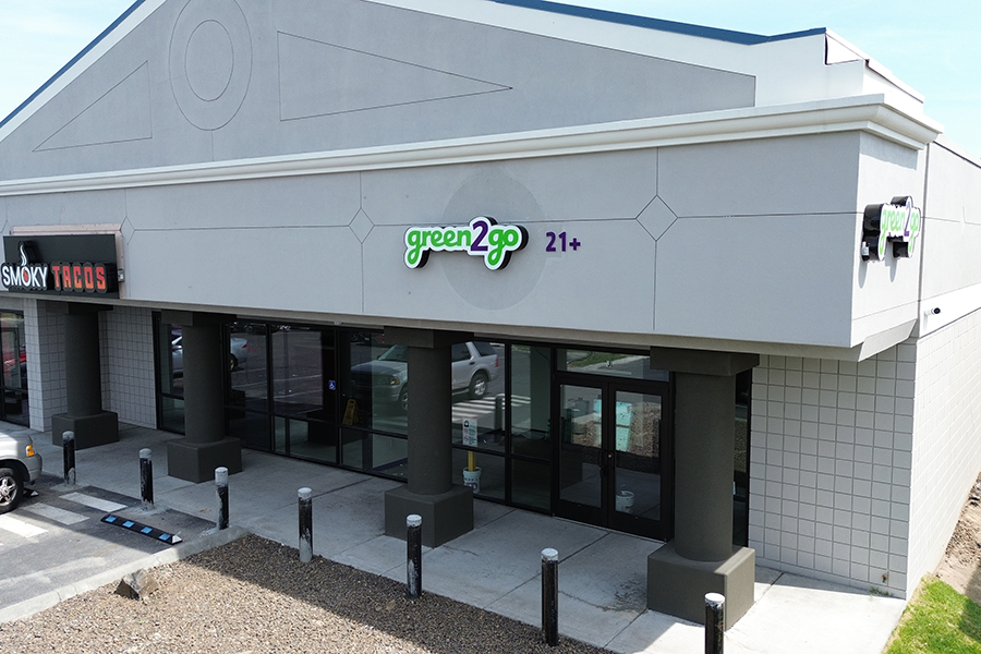 Green2Go exterior on Road 68.