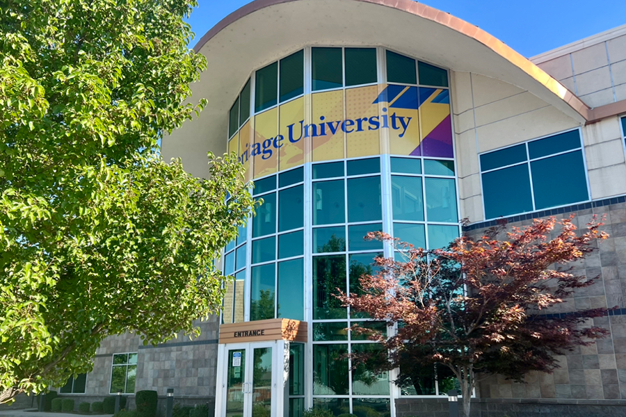 Exterior of Heritage University in Kennewick.