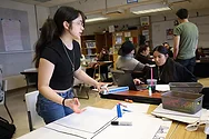 Law-and-Public-Safety-student Students in a classroom.