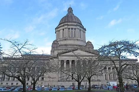The Washington state capitol in Olympia.