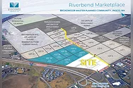 An aerial rendering of the new Pasco development.