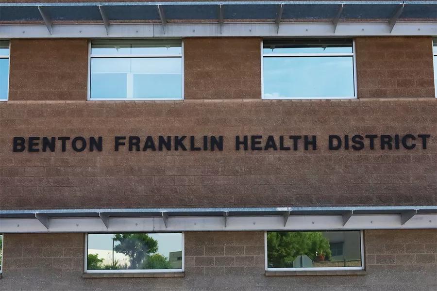 Exterior of the Benton-Franklin Health District building.