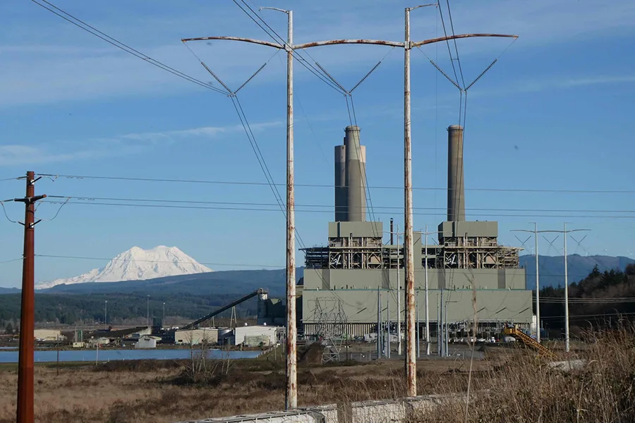 A coal power plant.