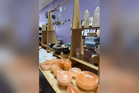 Merchandise in a store.