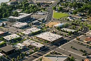 An aerial view of Richland near the Parkway.