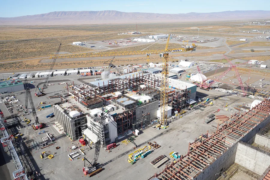 Aerial photo of the vit plant.