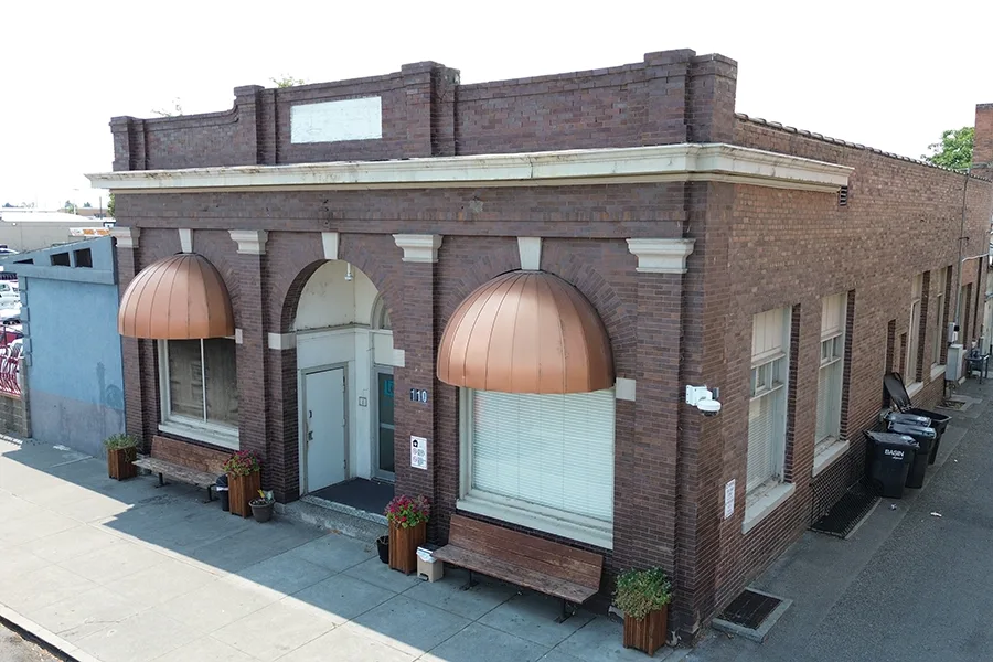 An old building.