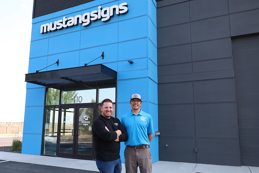 Mustang Signs exterior.