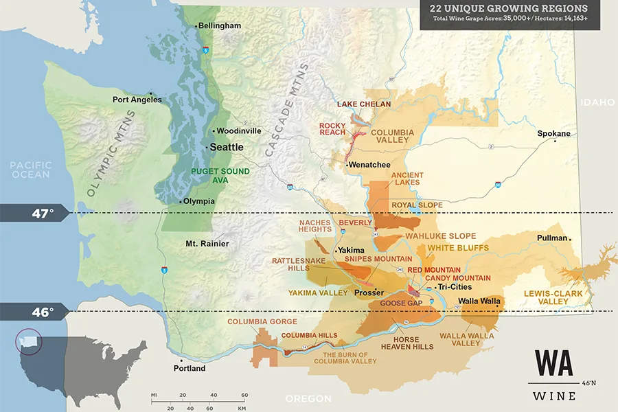A Washington map.