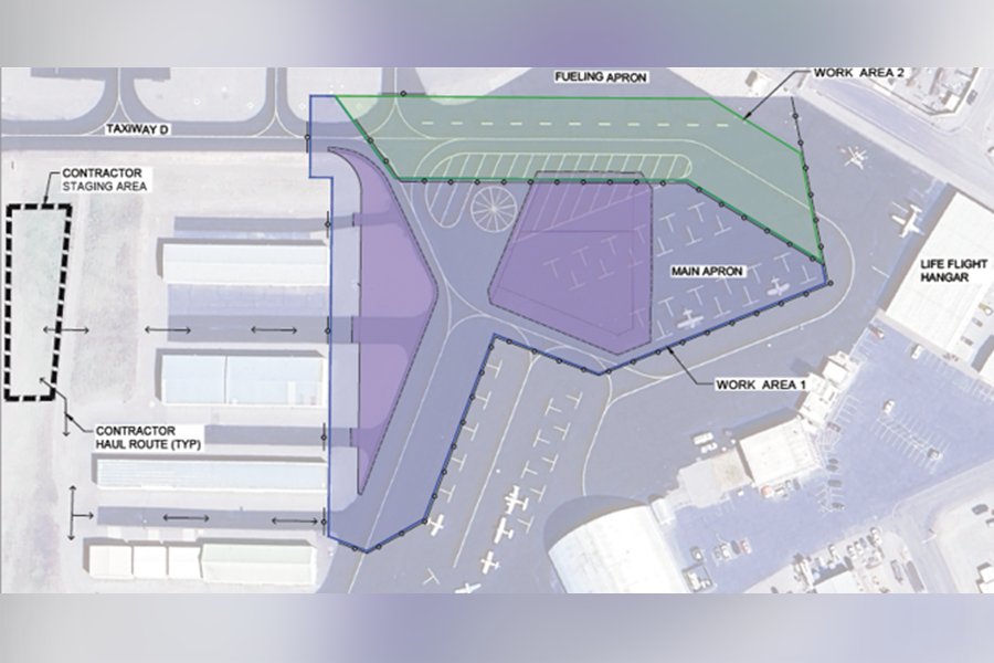Construction underway on Richland Airport project