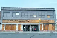 A building with a facade removed.