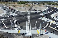 A newly completed intersection.