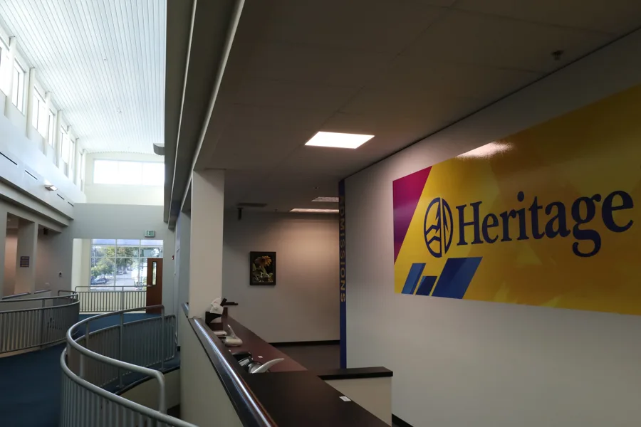 Interior of the Heritage University Kennewick branch.