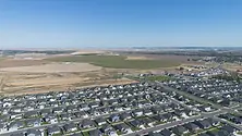 An aerial shot of Lewis and Clark Ranch in West Richland.