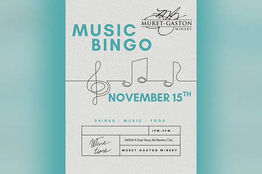 Music Bingo at Muret-Gaston Winery 