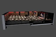 A rendering of an auditorium.