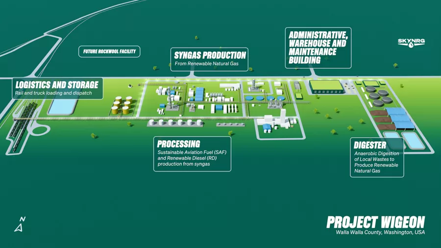 A rendering of the project.