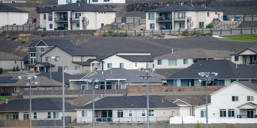 Newly constructed homes.