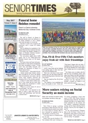Tri-Cities Area Journal of Business - Senior Times Publication - May 2017 Issue Cover