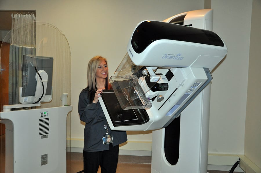 Lourdes Health Network 3D mammogram machine