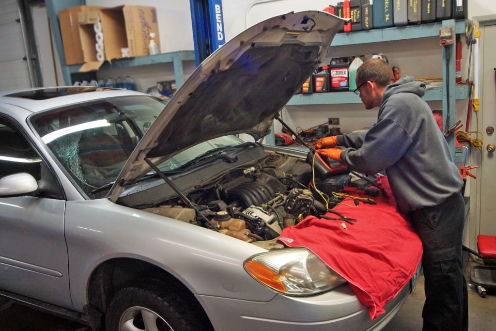John Baylor, an automotive technician at Cronk Automotive in Richland runs diagnostic tests on a customer’s car. Bob Cronkhite started the auto repair shop in 1985. For three decades, Cronk Automotive’s core values of offering service with honesty and integrity has driven growth at the business.