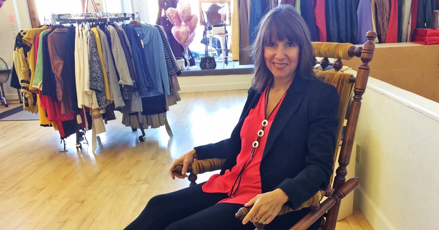 Donna Holloway, owner of Threads Consignment Boutique
