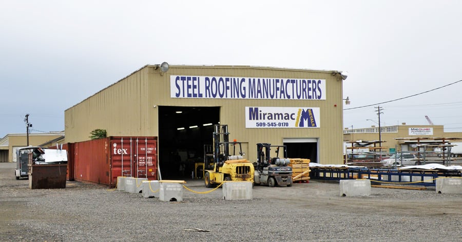 Miramac Metals signed a two-year lease with the Port of Pasco last May for one of its warehouses in the Big Pasco Industrial Center, located off Ainsworth Avenue along the Columbia River. Demand for products is prompting the steel roofing manufacturer to plan for an expansion.