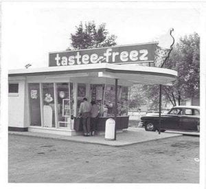 Before the iconic restaurant was known as Bomber's Drive-Thru, it was the Tastee-Freeze. (Courtesy Bomber's Drive-Thru)