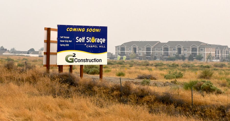 New Self-Storage at Chapel Hill at 6615 Chapel Hill Blvd. in Pasco planned to break ground on their project Sept. 11. Construction is expected to be completed by spring.