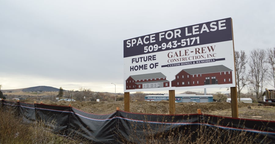 Gale-Rew Construction's 7,600-square-foot building at 1616 Terminal Drive in Richland should be complete by July.