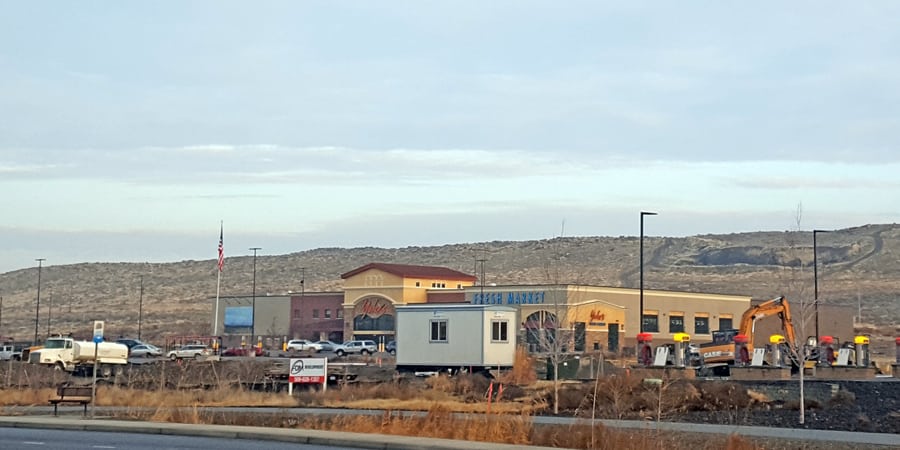 The Original Pancake House is under construction at 424 Keene Road in front of Yoke’s Fresh Market in Richland. Kennewick welcomed the franchise to 3717 Plaza Way near Trios Southridge Hospital last spring.