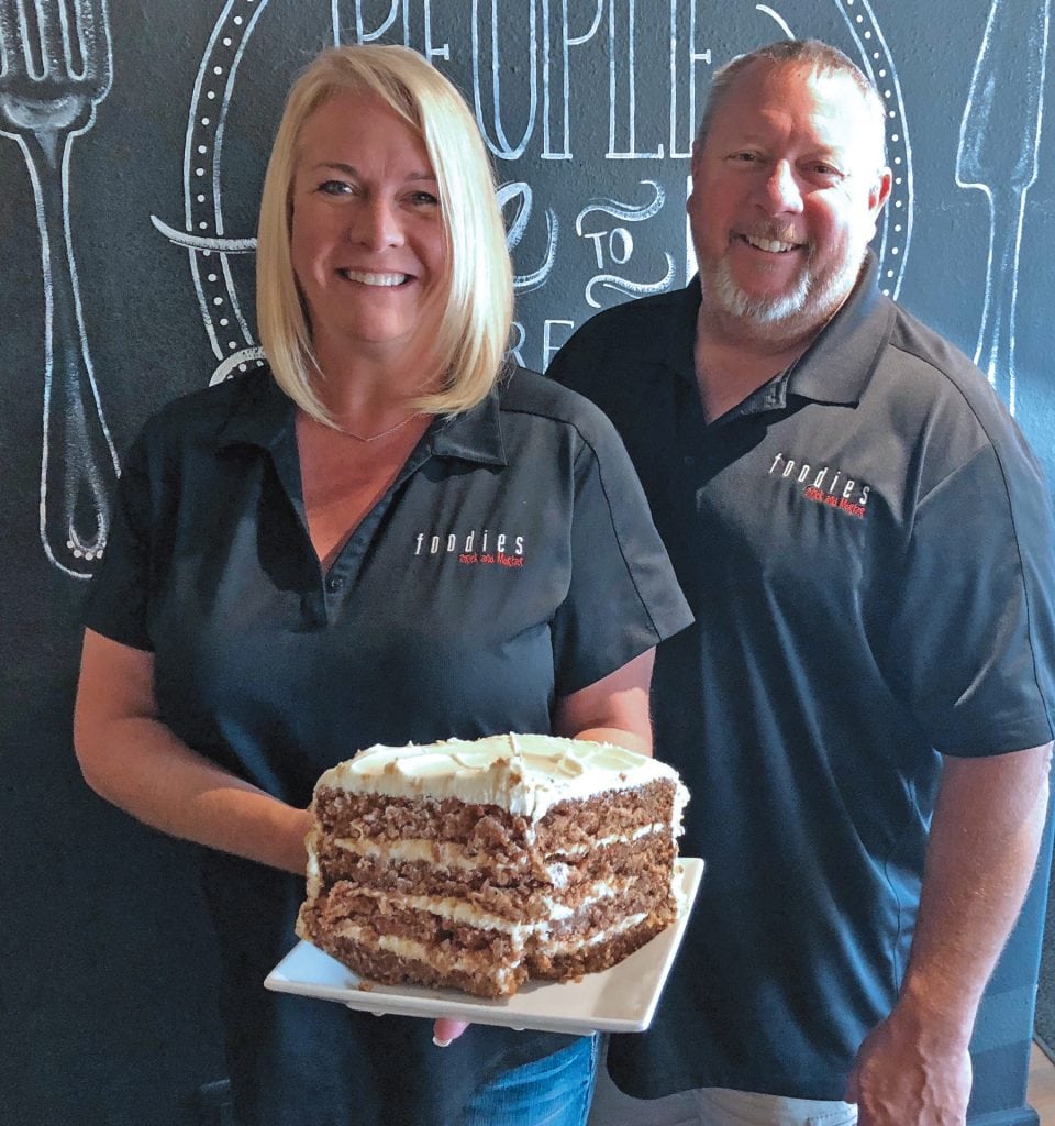 Owners Terry and Joanna Wilson opened Foodies Brick and Mortar in 2015 at 308 W. Kennewick Ave.