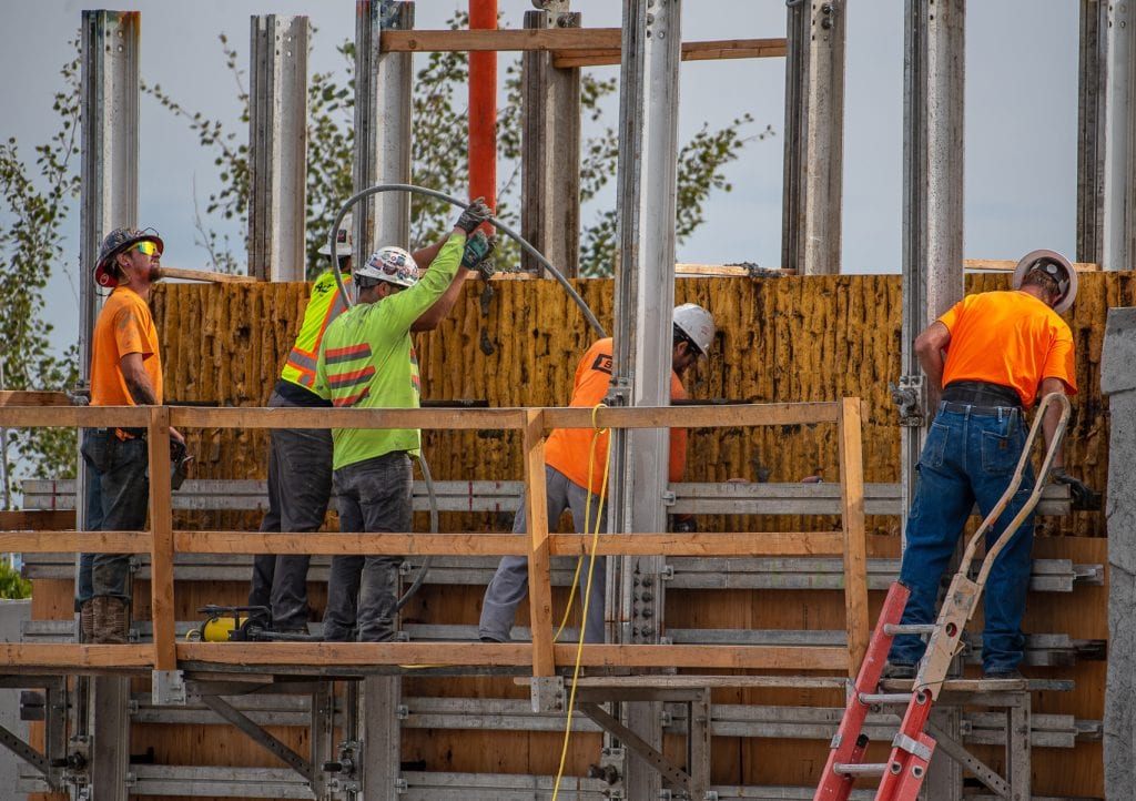In 2017, the construction industry put about 8,000 people to work across Benton and Franklin counties. This is up about 1,100 people year over year, an increase of 16 percent. (Photo: Scott Butner Photography)